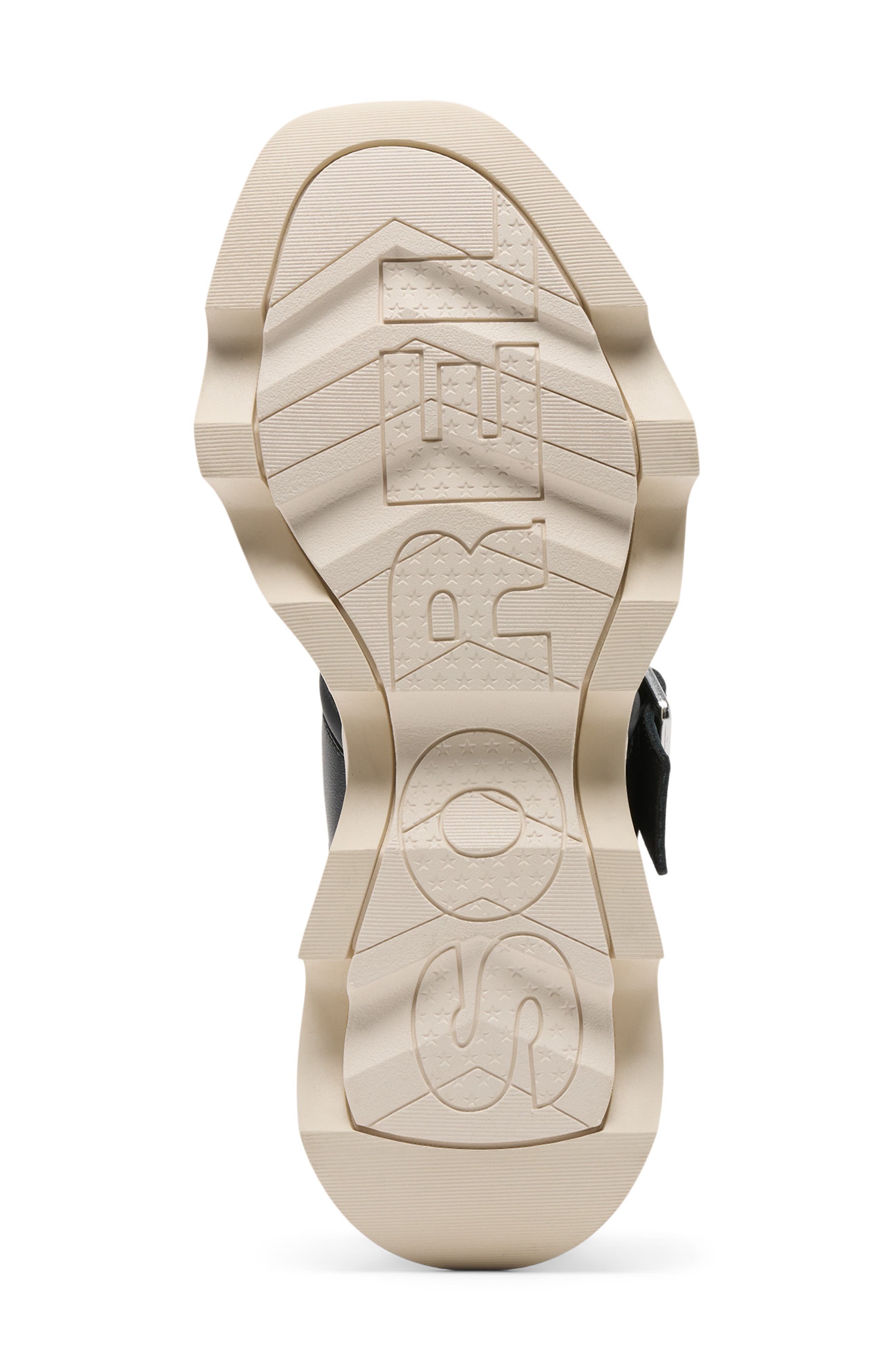 SOREL Kinetic Impact Wedge Slide Sandal, Alternate, color, Black/ Chalk