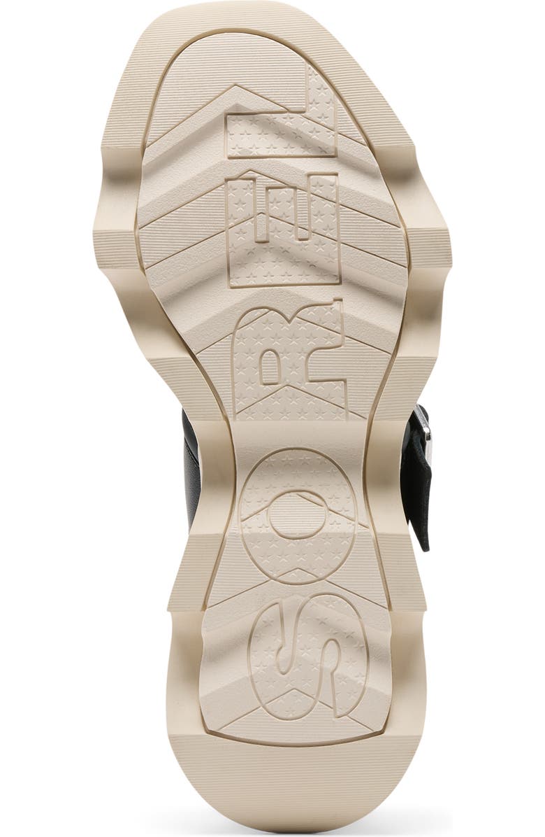 SOREL Kinetic Impact Wedge Slide Sandal, Alternate, color, Black/ Chalk