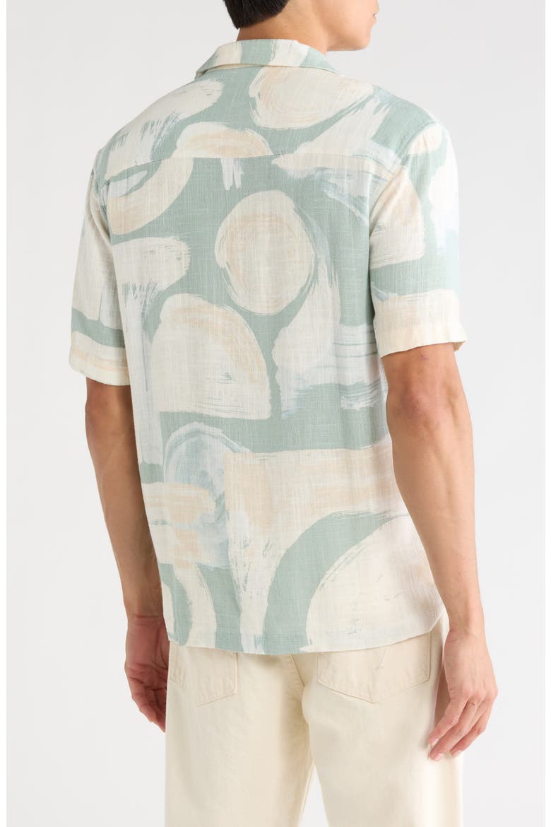 Watercolor Camp Shirt, Alternate, color, PAINTBRUSH PRINT