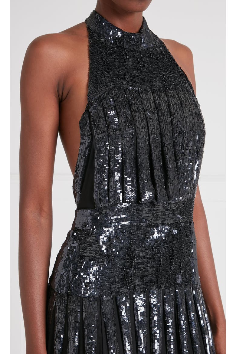 Filigree Dress, Alternate, color, Black