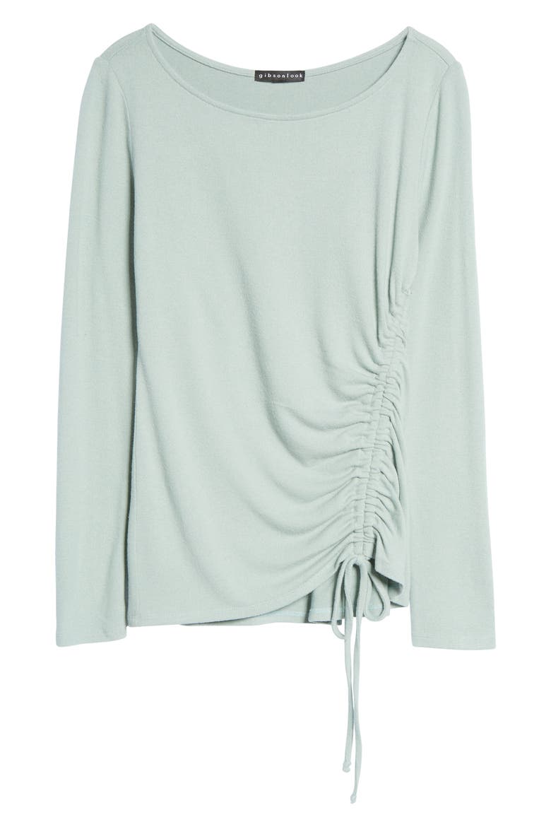 Side Ruched Top, Alternate, color, RUSSIAN SAGE