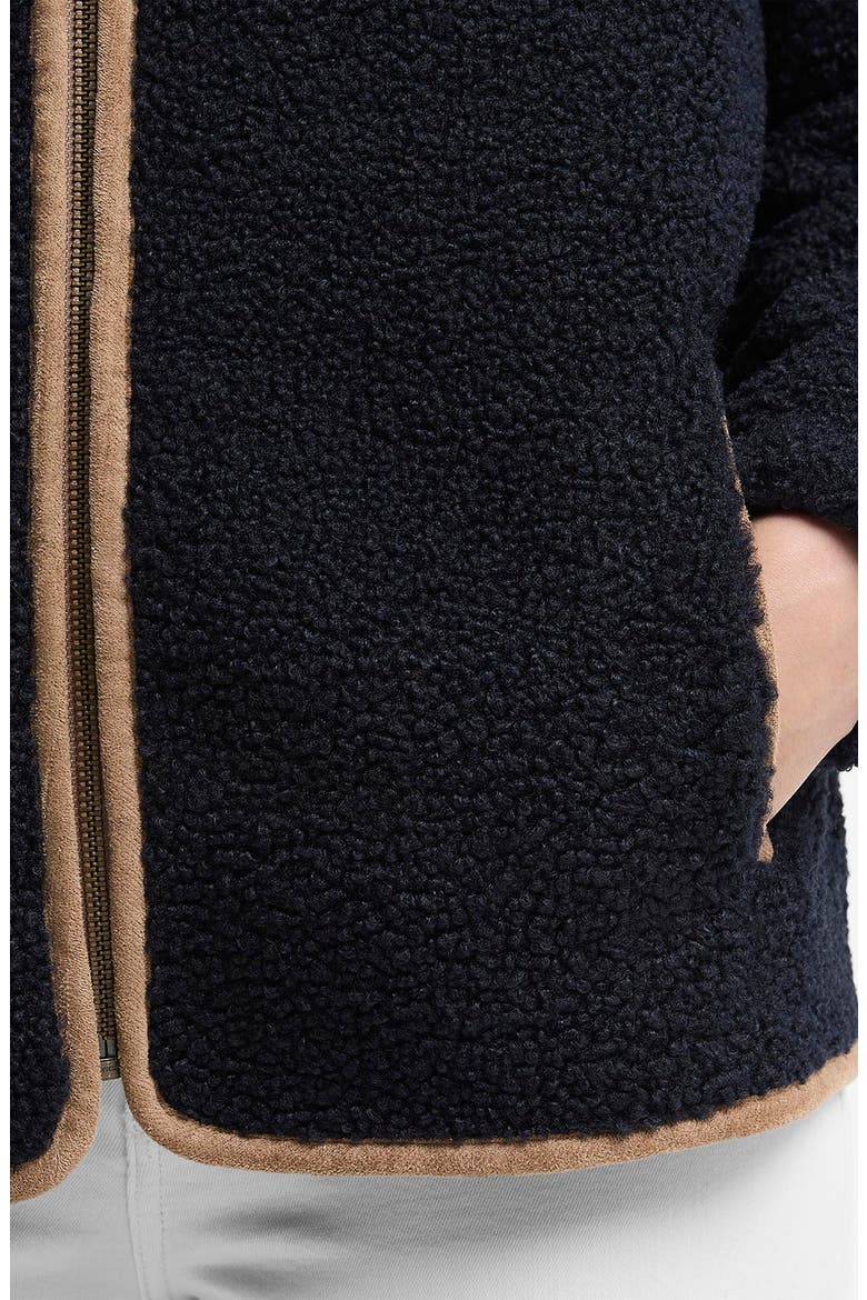 Homeswood Cotton & Wool Fleece Jacket, Alternate, color, DARK NAVY