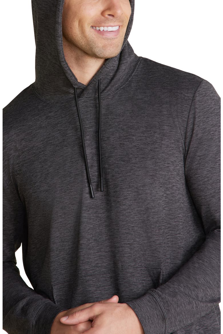Malibu Collection® Butterchic Knit® Hoodie, Alternate, color, HEATHER CARBON