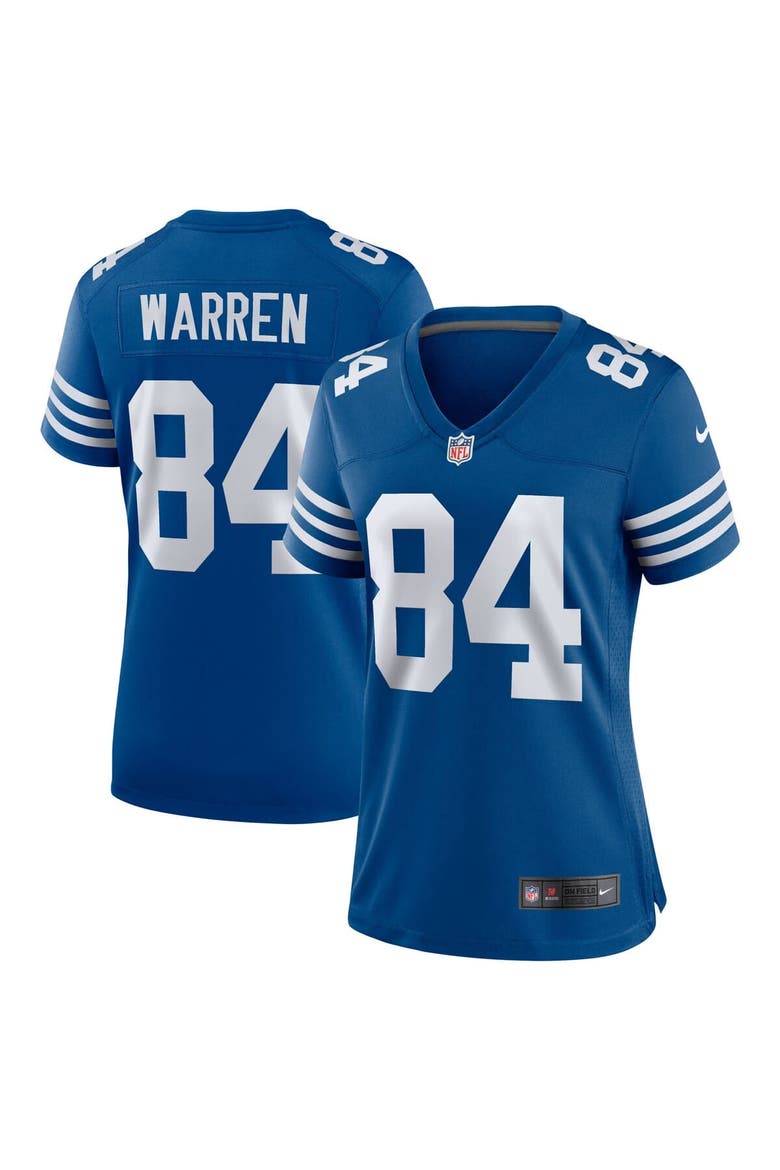 Women's Nike Tyler Warren  Royal Indianapolis Colts Alternate  Game Jersey, Main, color, Royal