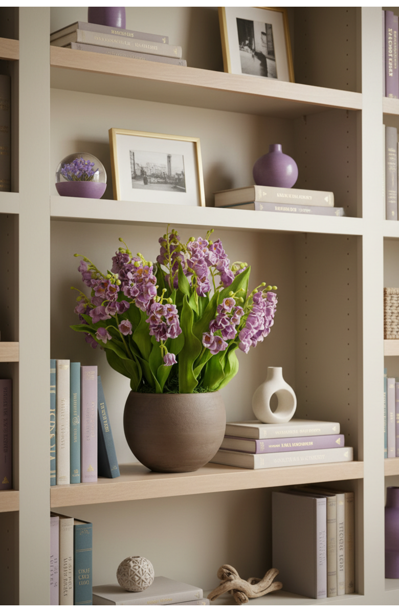 CocoBella Veda RealTouch Muguet Arrangement, Alternate, color, 