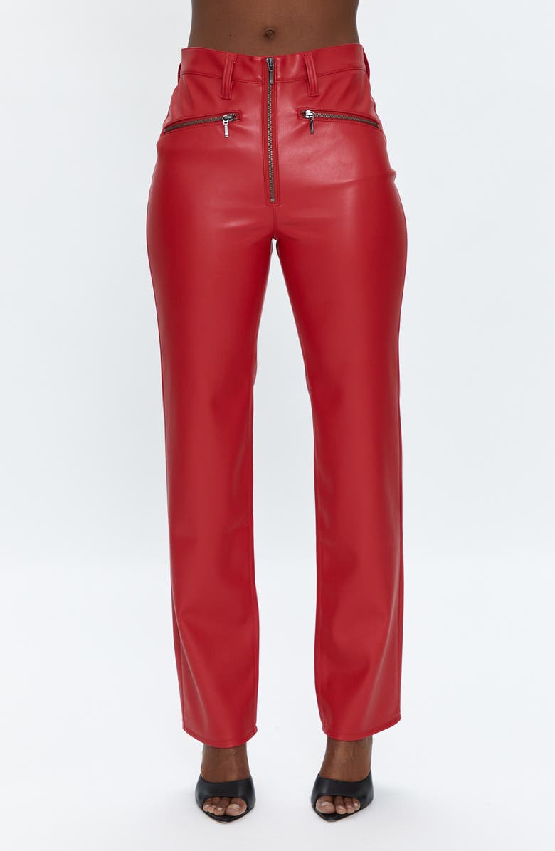 Pistola Cassie Super High Waist Straight Leg Pants, Main, color, 