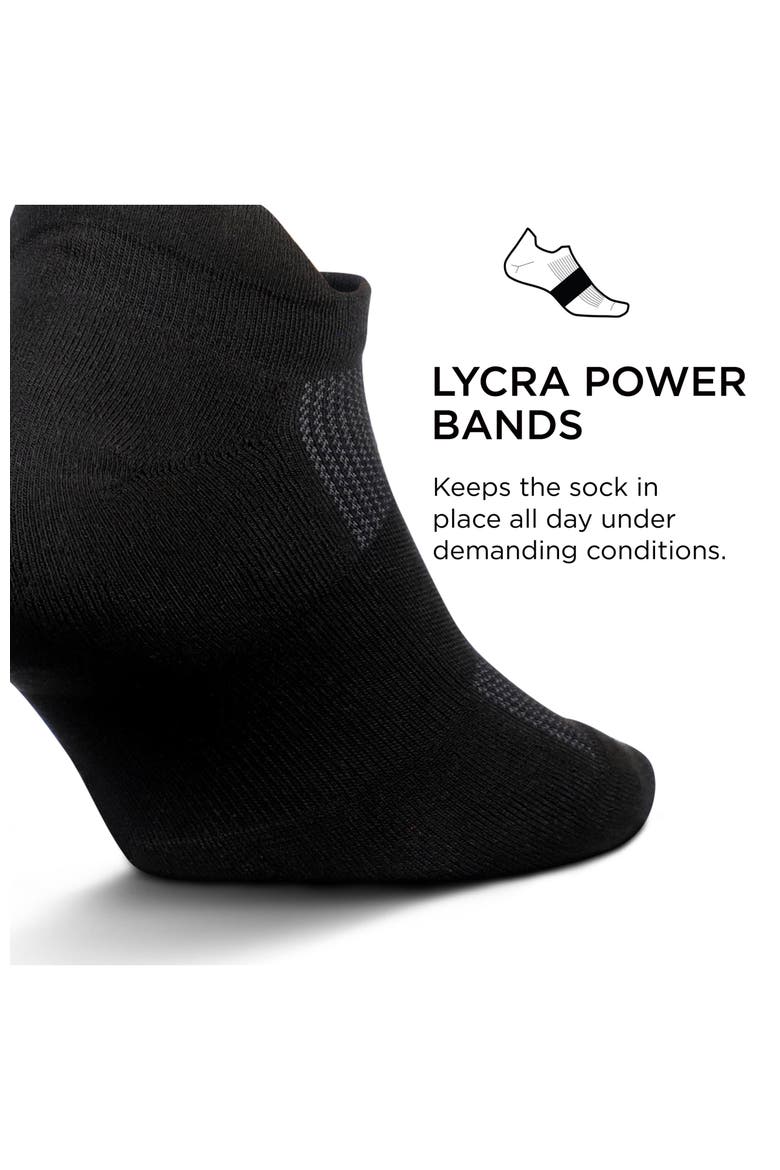 High Performance Max Cushion Ankle Sock  Tab Socks with Heel Tab, Alternate, color, Charcoal