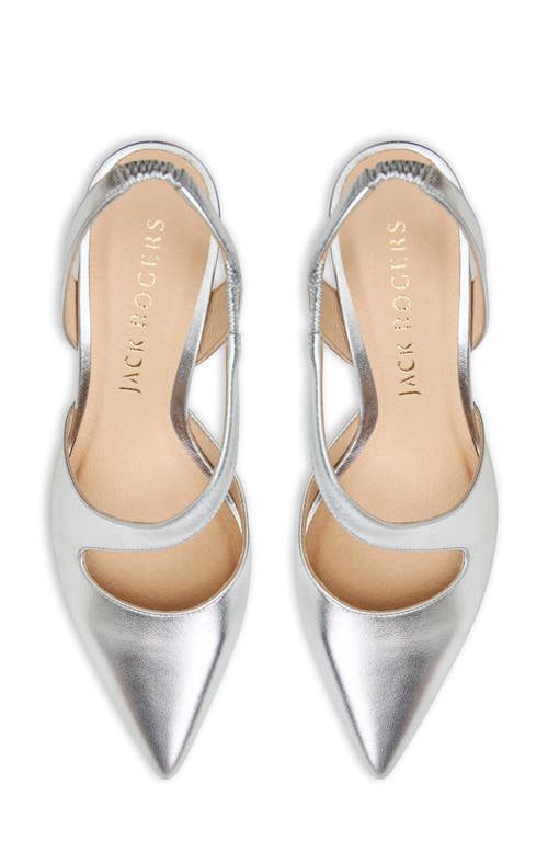 Jack Rogers Ansley Slingback Pump In Silver