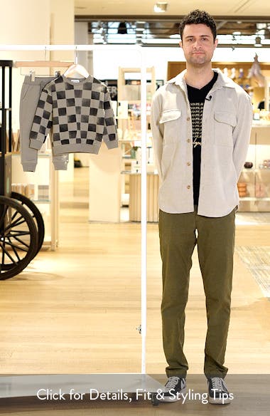 Check Sweatshirt & Joggers Set