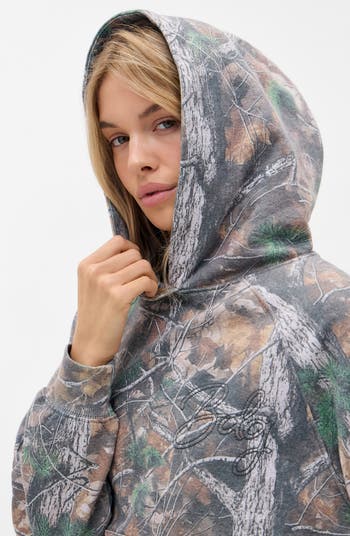 Oversize Camouflage Hoodie
