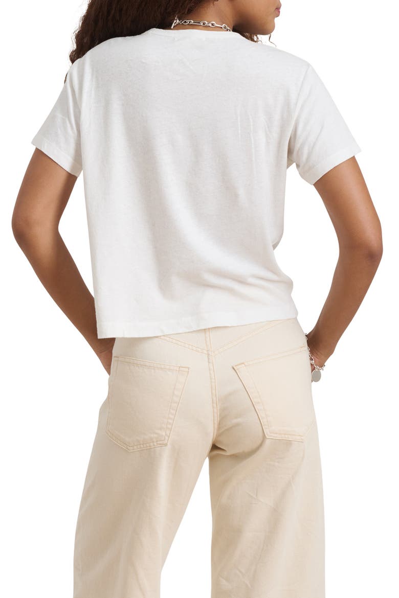 Garcon Linen Blend T-Shirt, Alternate, color, WHITE