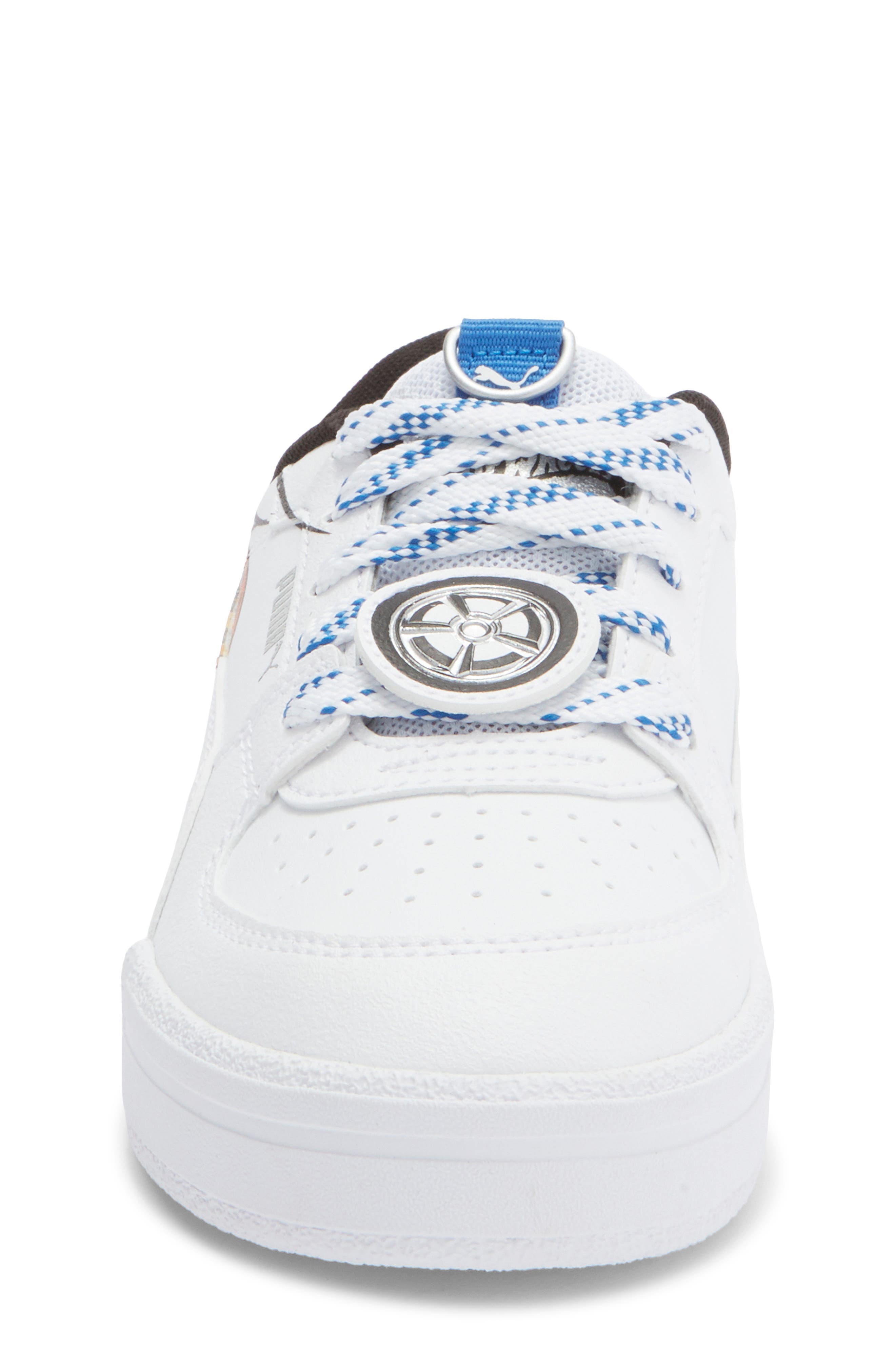 PUMA x Hot Wheels Kids' CA Pro Sneaker, Alternate, color, Puma White/ Puma Team