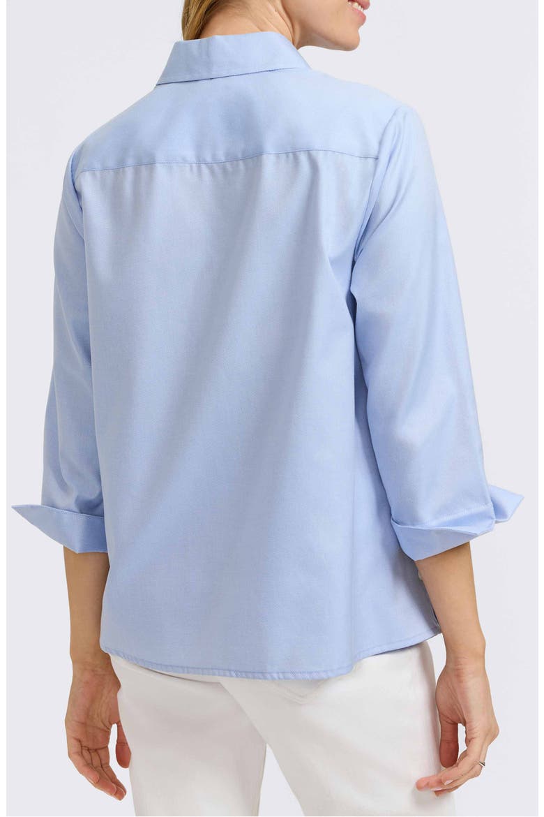 Beatrice Side Button Shirt, Alternate, color, SOFT BLUE