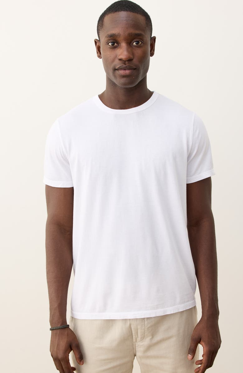 Marine Layer Signature Crewneck T-Shirt, Alternate, color, Pure White
