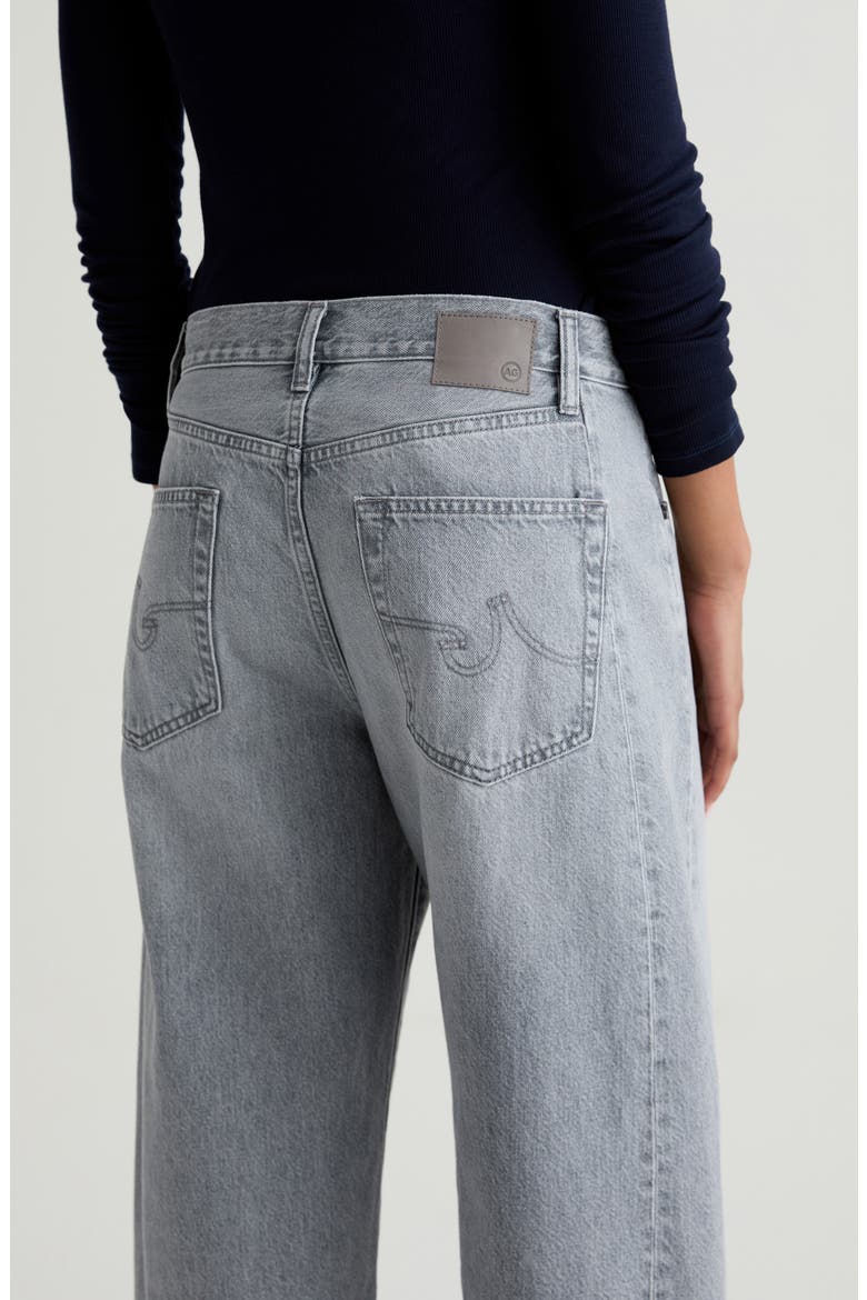 Hattie High Waist Barrel Leg Jeans, Alternate, color, AL FRESCO