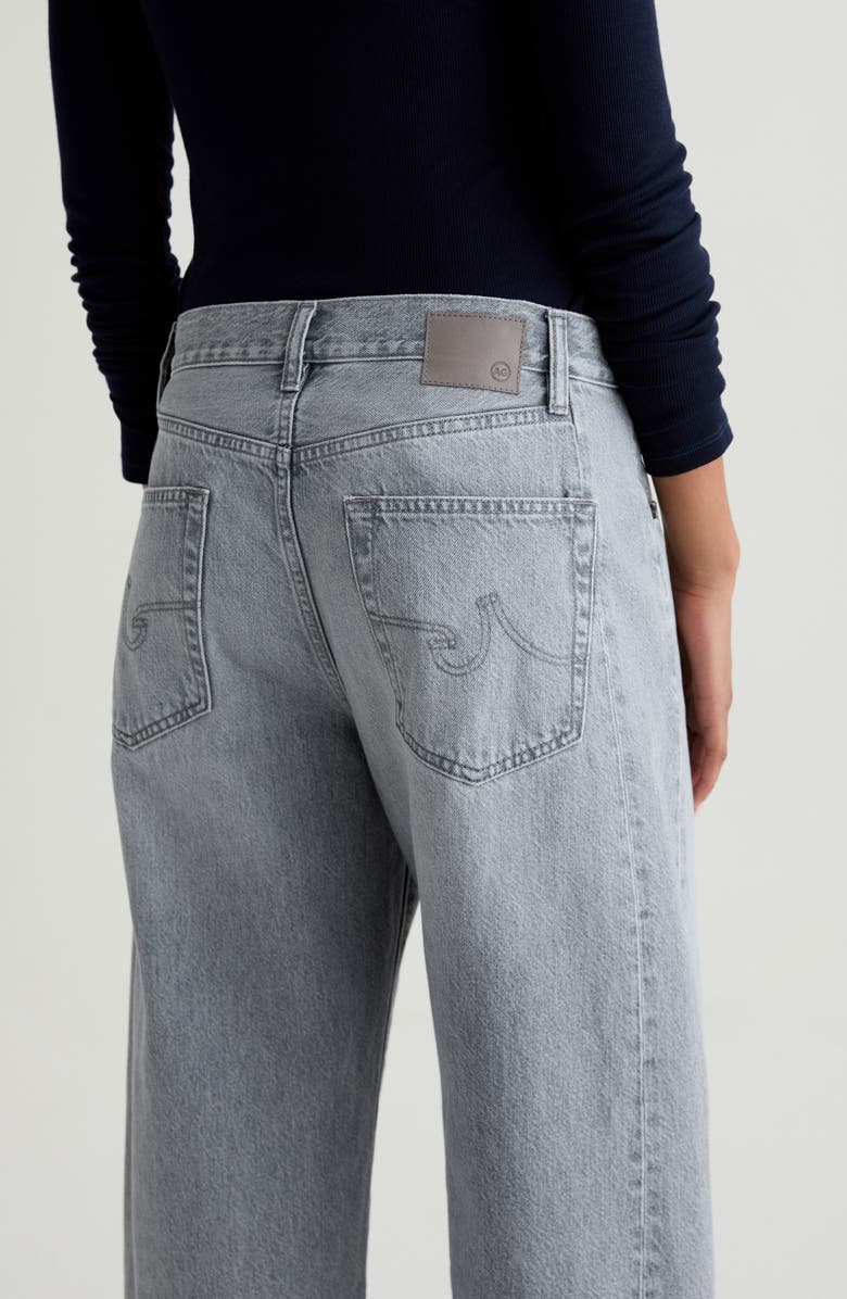 AG Hattie High Waist Barrel Leg Jeans, Alternate, color, Al Fresco