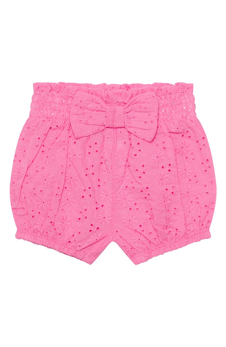 PL Baby by Petit Lem Floral Tank, Eyelet Shorts & Headband Set, Alternate, color, 