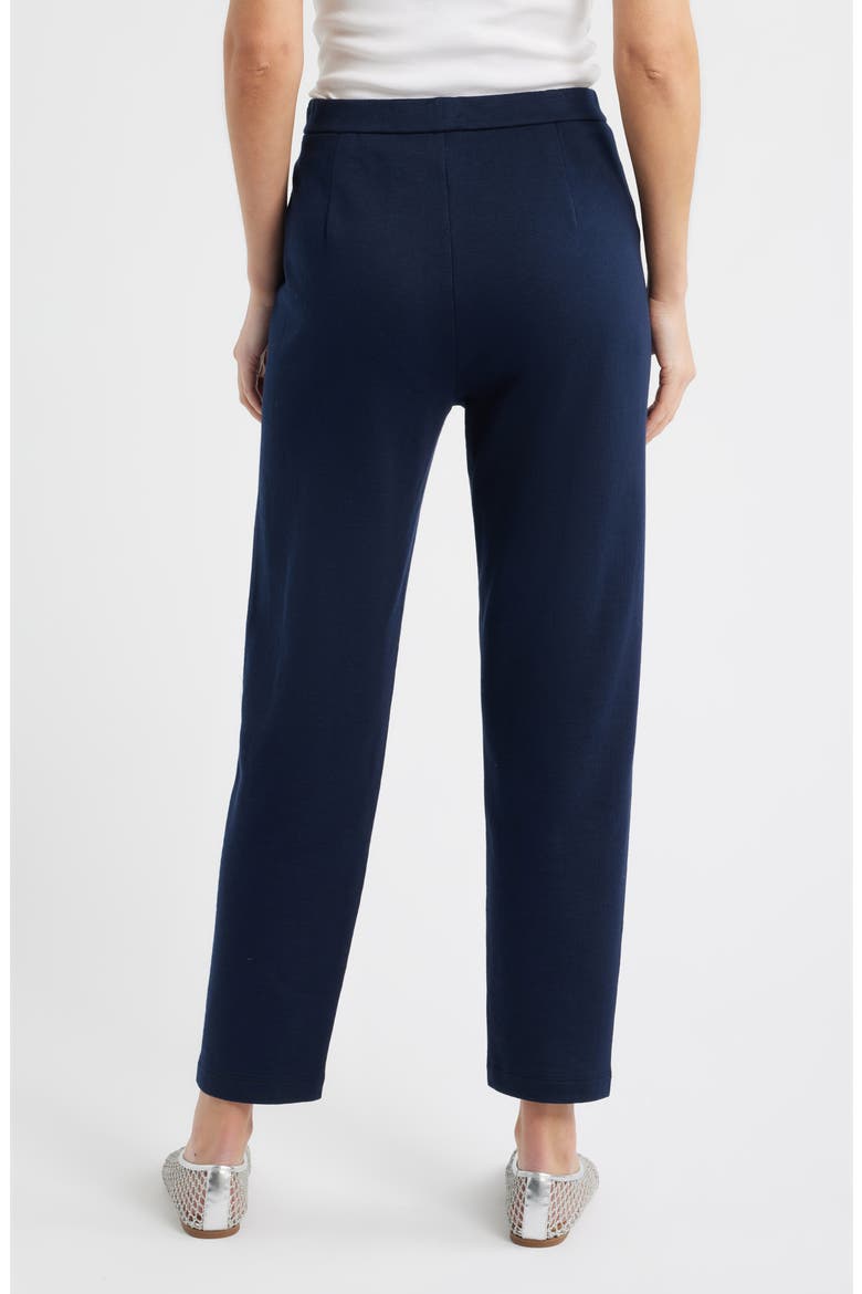 Slouch Organic Cotton Ankle Pants, Alternate, color, INK