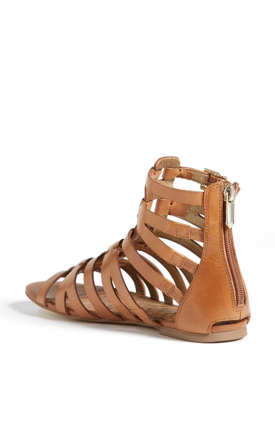 'Beck' Sandal, Alternate, color, SADDLE LEATHER
