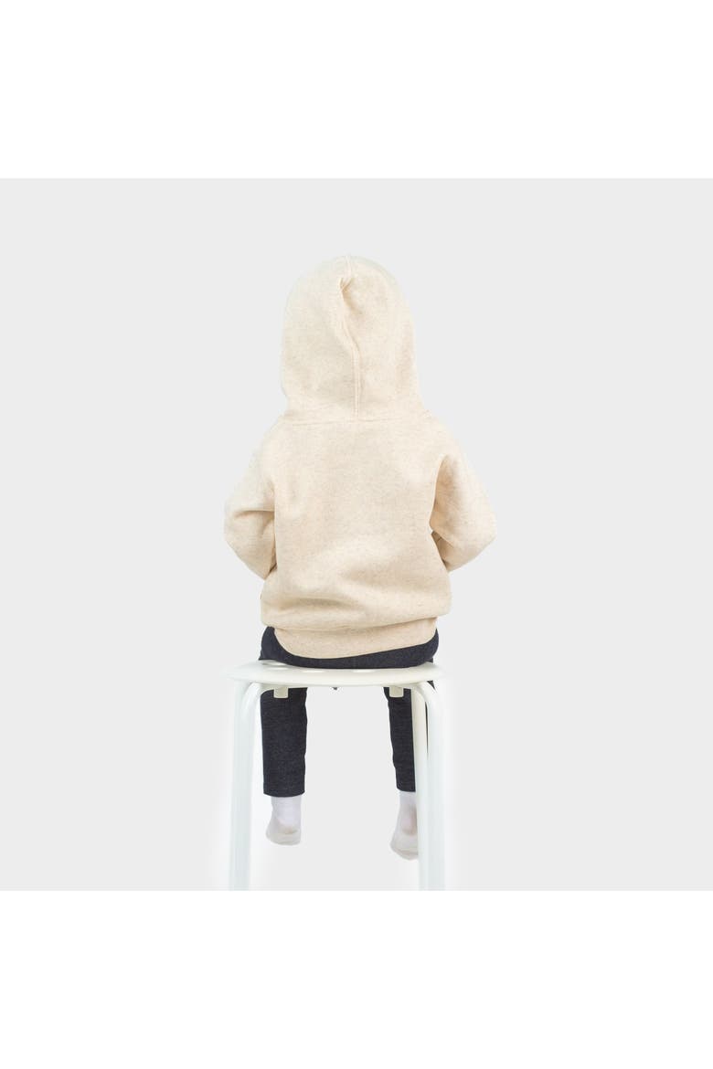 Ghosts With Pumpkins Toddler Hoodie, Alternate, color, Natural