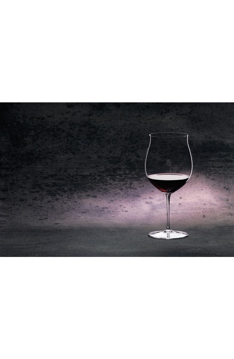 Riedel Sommeliers Burgundy Grand Cru Wine Glass, Single Glass, Alternate, color, Clear