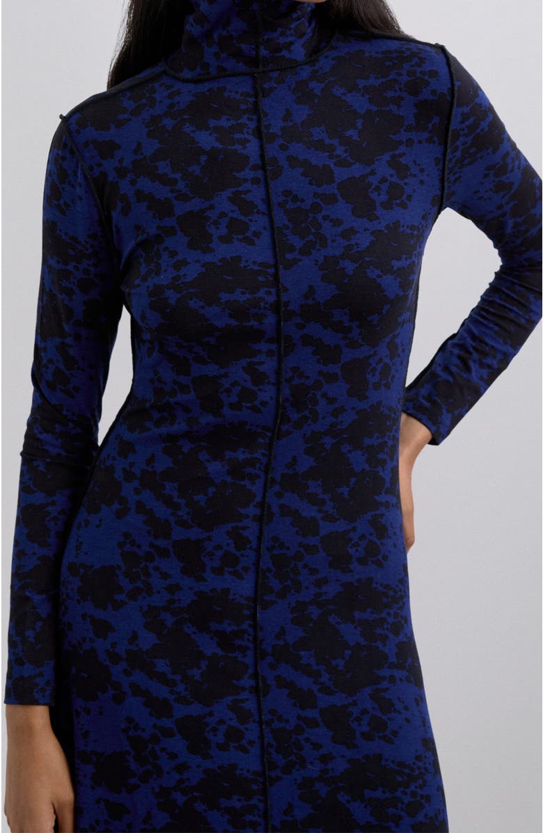 Scalpers Jerseyoverlock Dress, Alternate, color, Animalprint