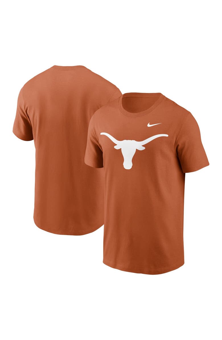 Nike Men's Nike Texas Orange Texas Longhorns Primetime Evergreen Logo T-Shirt, Main, color, Burnt Orange