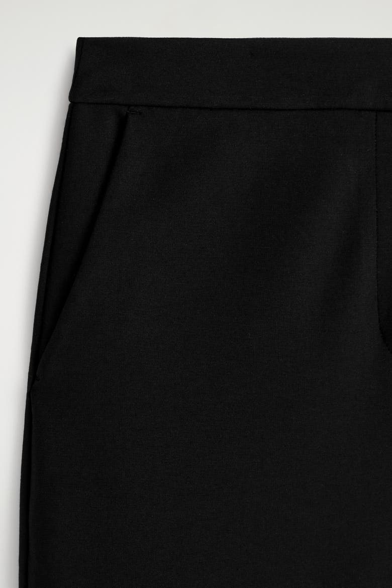 Jersey Tulip Pants, Alternate, color, BLACK
