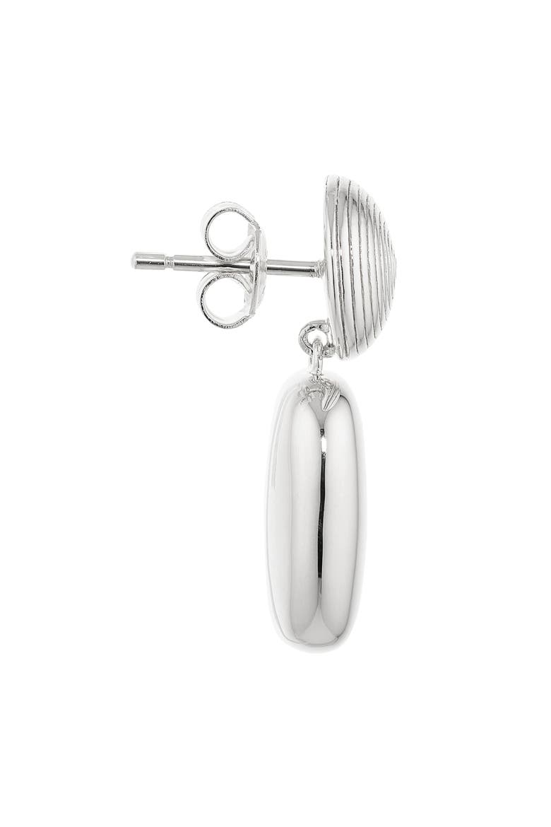 The Carla Drop Earrings, Alternate, color, SILVER