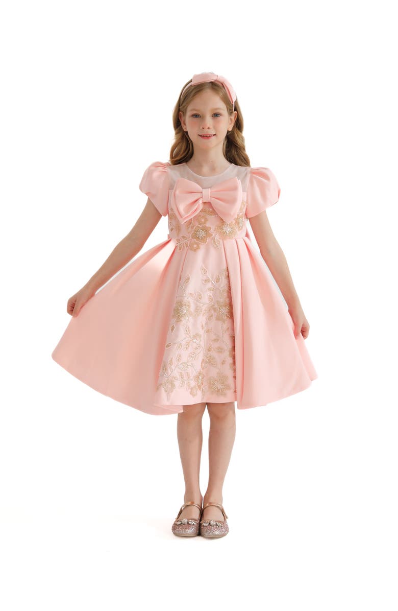 Tulleen Leona Dress, Alternate, color, Blush