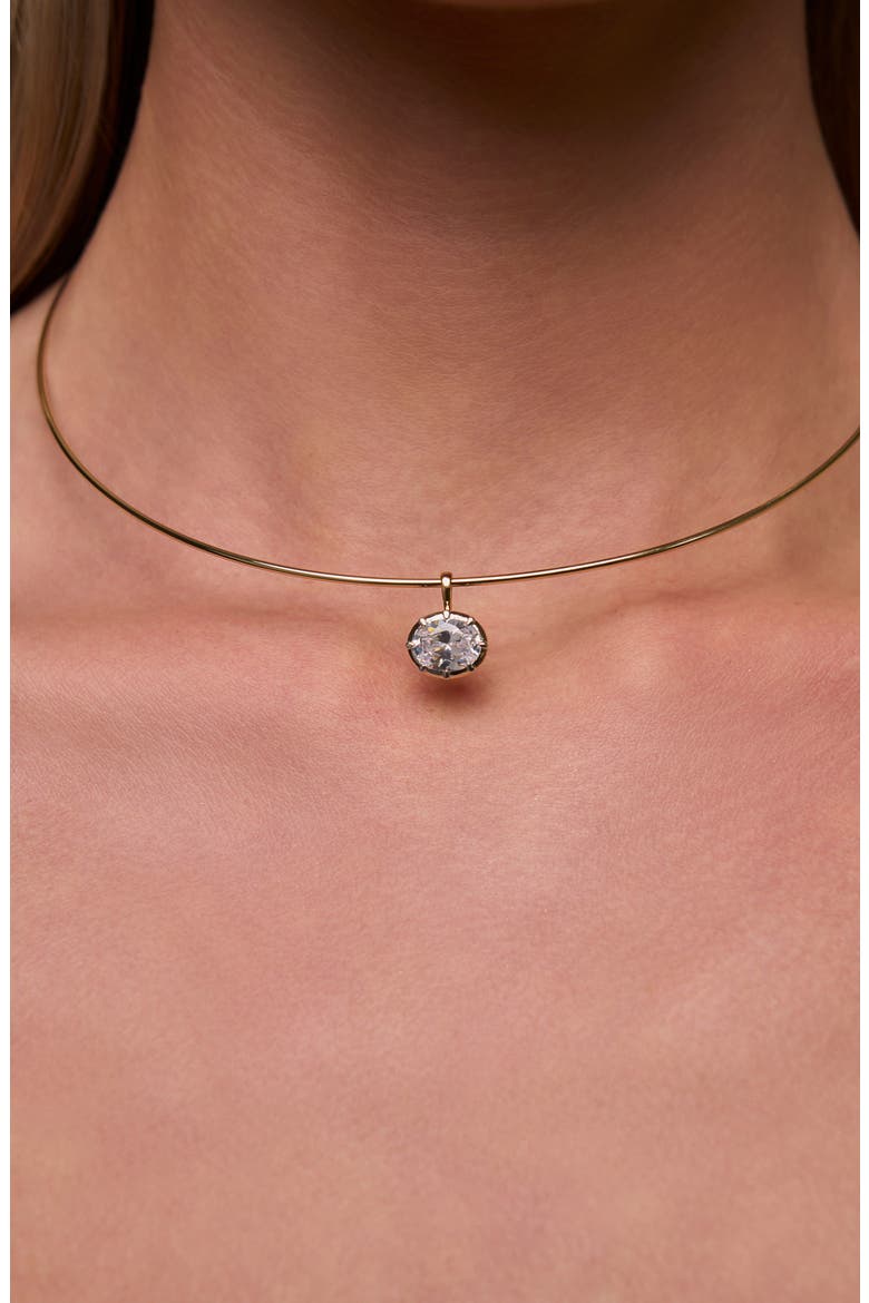 Mara Oval Cut Charm, Alternate, color, TWO TONE