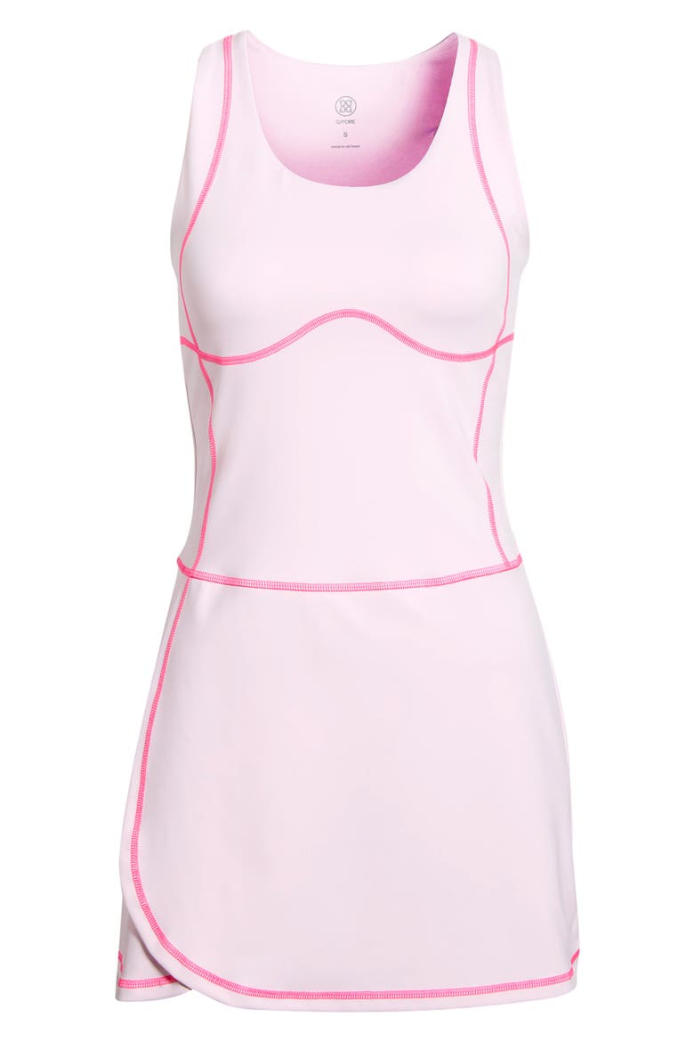 Soft Tech Sleeveless Golf Minidress, Alternate, color, BLUSH