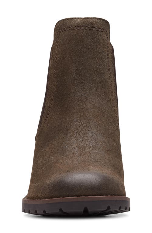 Clarks ® Leda Up Ankle Bootie In Green