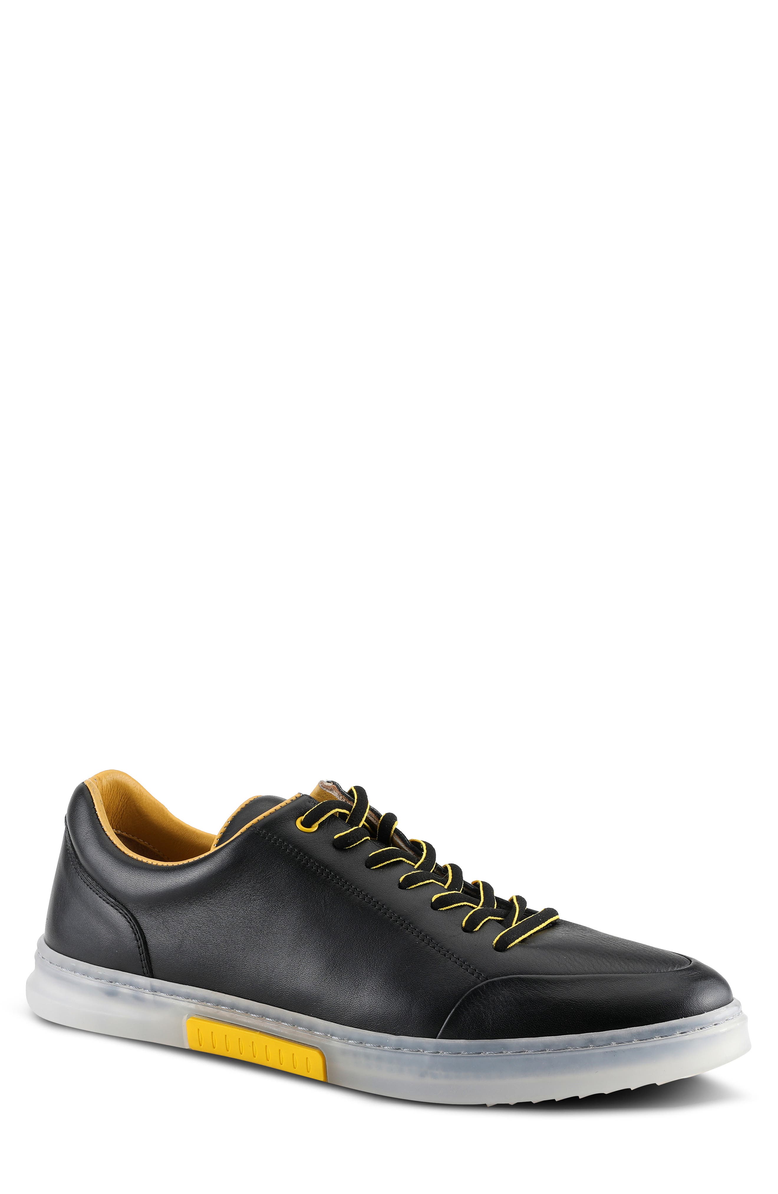 Spring Step Wahblerg Leather Sneaker, Main, color, 