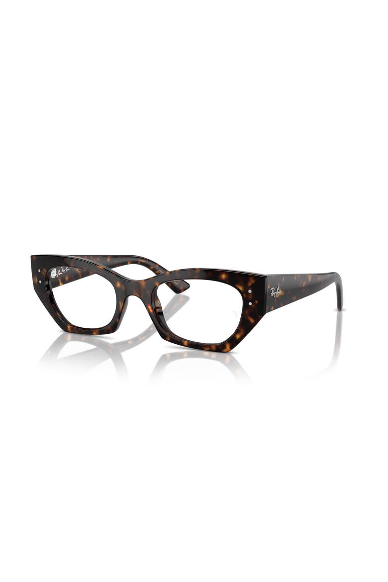 49mm Irregular optical glasses, Main, color, Tortoise