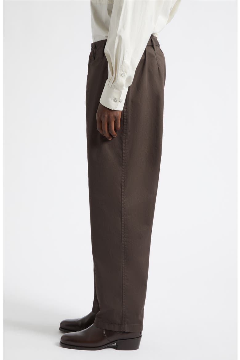 Tapered Cotton Twill Workwear Pants, Alternate, color, RISTRETTO