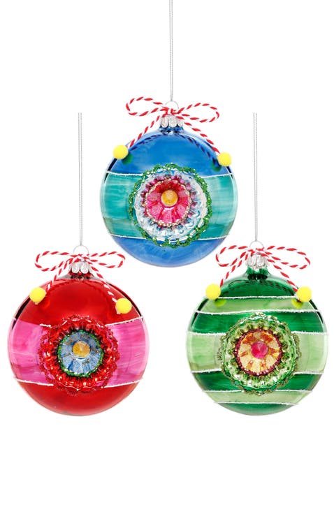 Merry Reflector Ornament, Box of 6