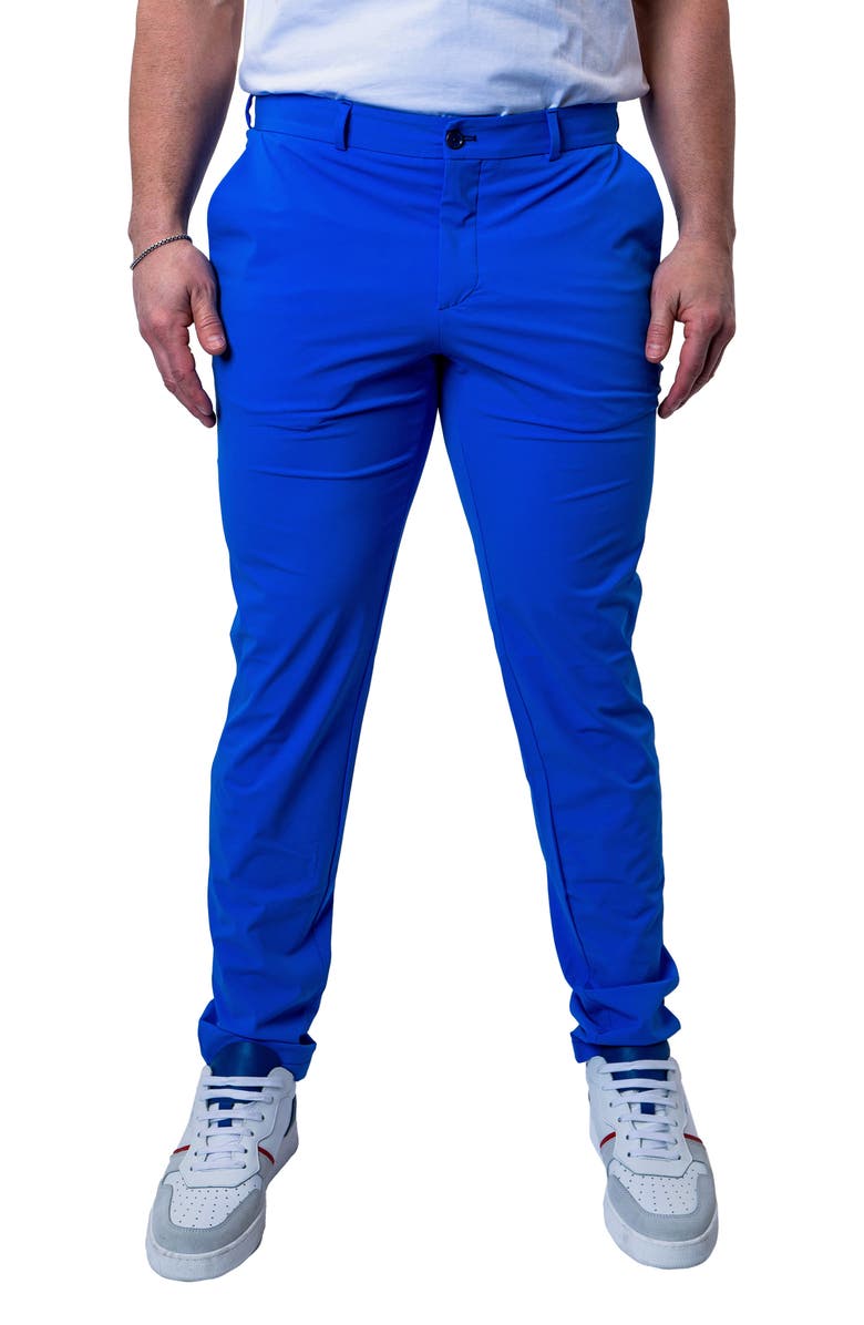 Maceoo Allday Slim Fit Pants, Main, color, Blue