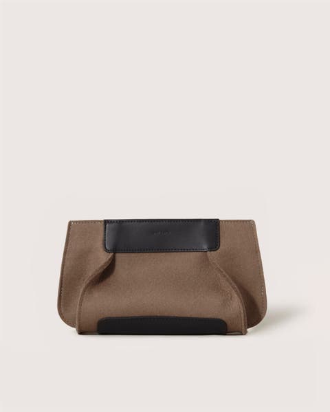 Frankie Merino Wool Clutch