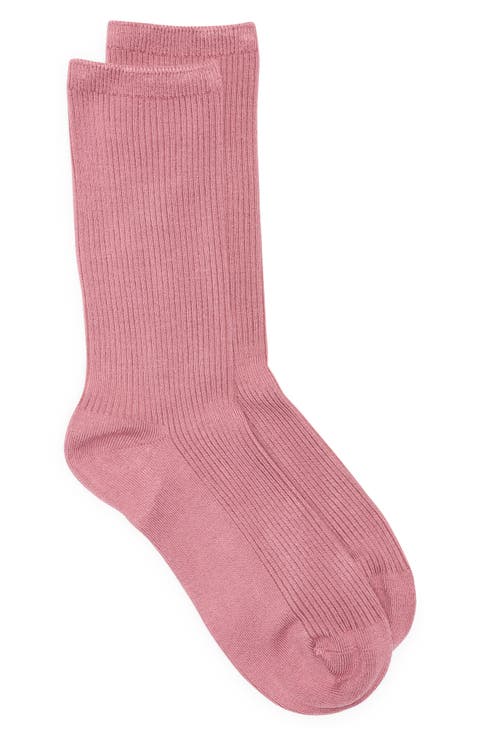 Everyday Rib Crew Socks