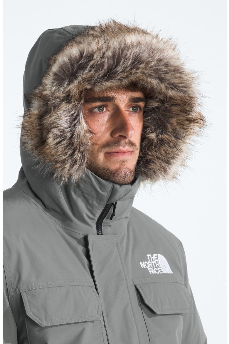 McMurdo Water Repellent 600 Fill Power Down Jacket with Removable Faux Fur Trim, Alternate, color, SMOKED PEARL