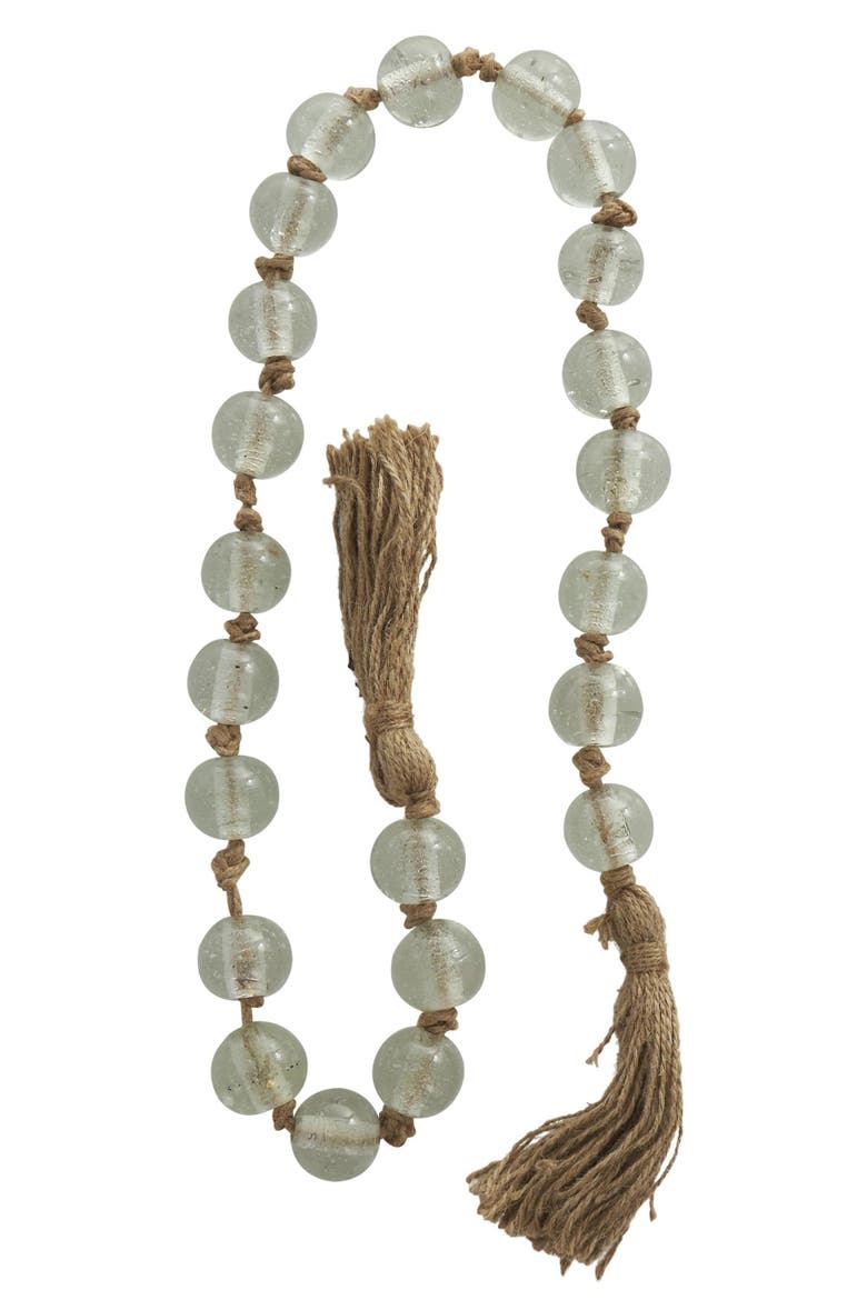 Bohemian Glass Beaded Tassel Garland, Alternate, color, CLEAR
