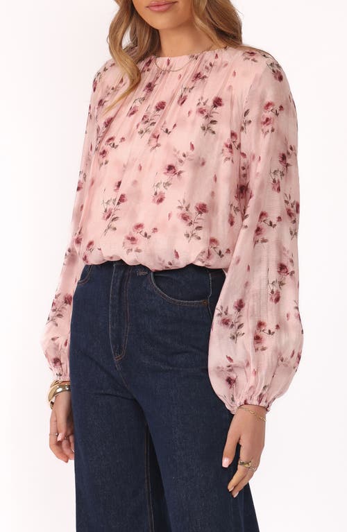 Petal And Pup Petal & Pup Dallas Print Top In Pink
