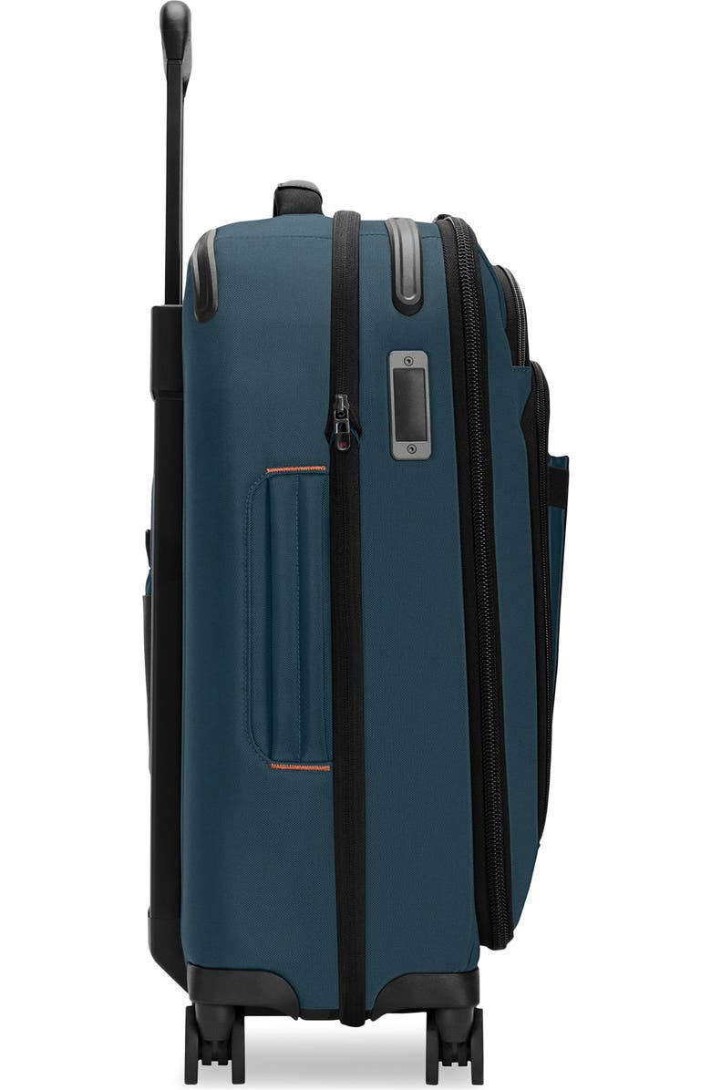 Briggs & Riley ZDX Essential 22-Inch Expandable Carry-On Spinner Suitcase, Alternate, color, Ocean