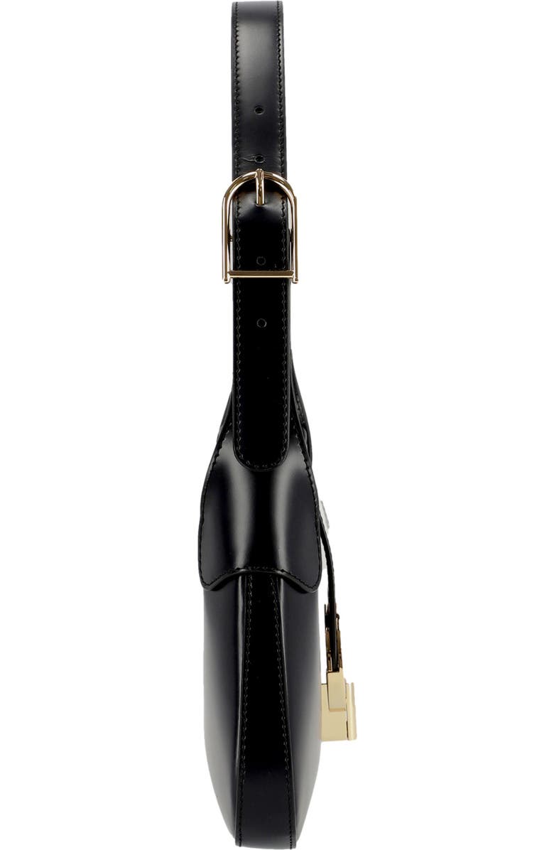 SANDRO Sweet Janet Leather Shoulder Bag, Alternate, color,