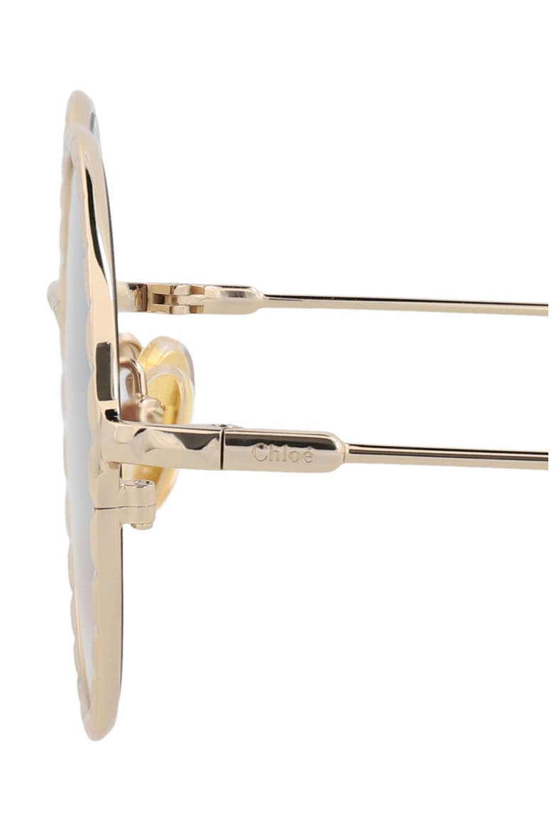 53mm Round Sunglasses, Alternate, color, GOLD GOLD COPPER