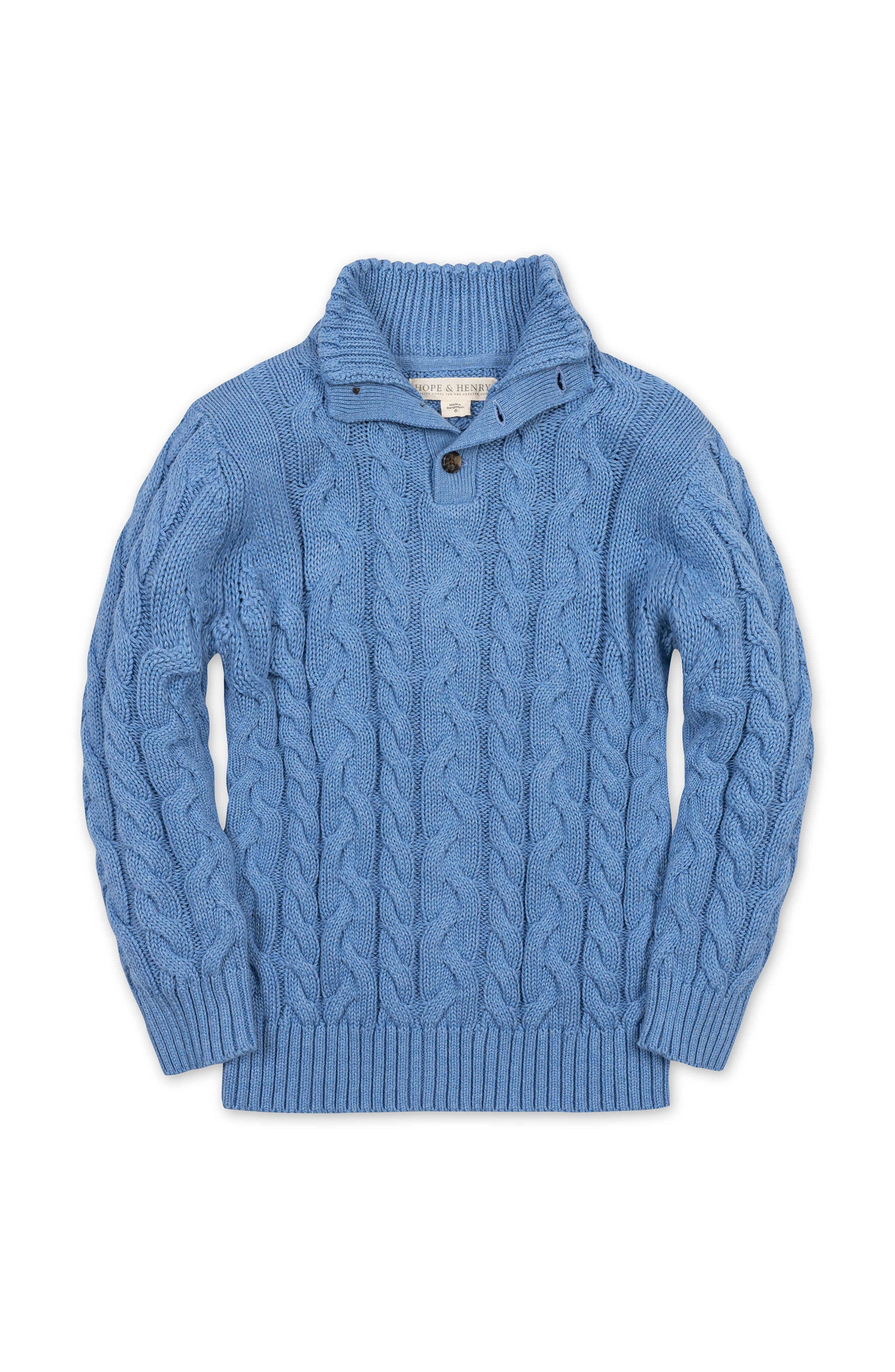 selected Medium Blue Heather Cable
