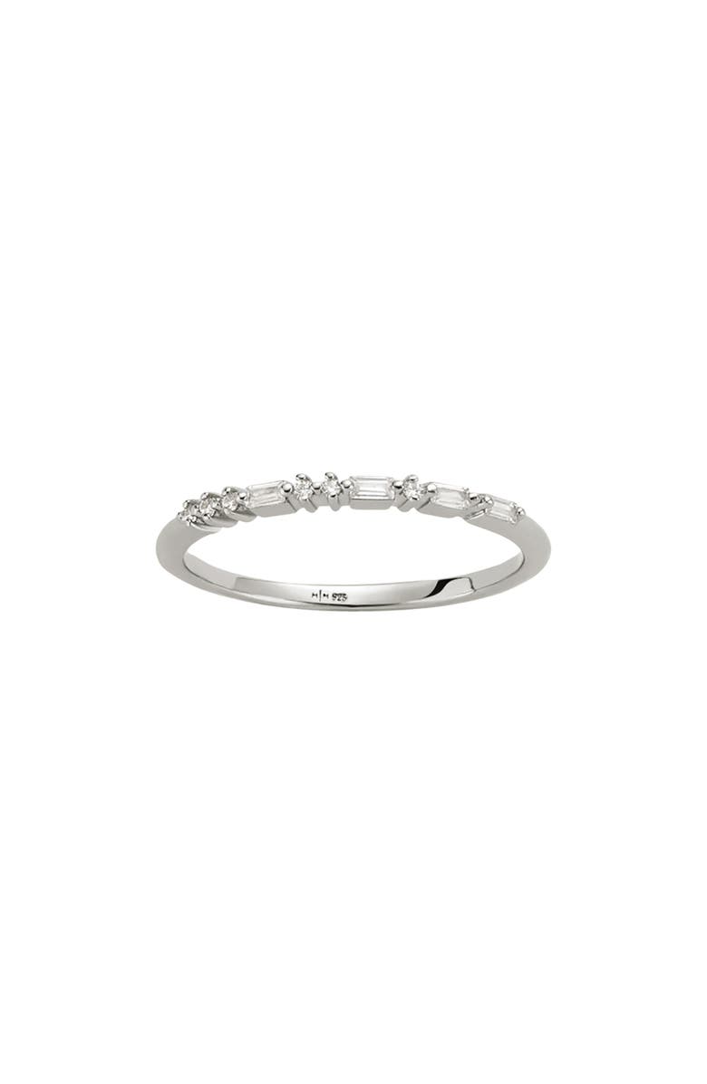 MADE BY MARY ILY Morse Code Ring, Main, color, Silver