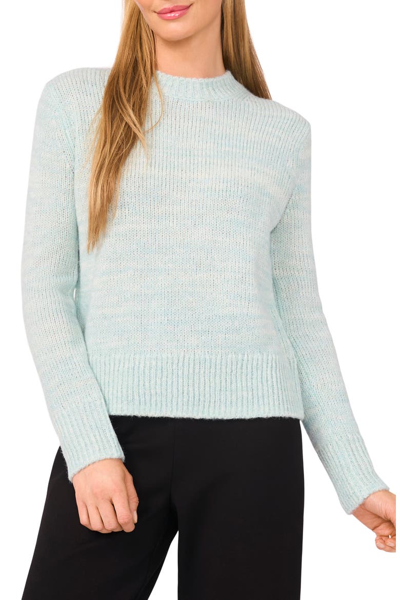 Crewneck Sweater, Main, color, AQUA MALIGNE