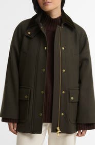 Barbour Bedale Wool Blend Coat